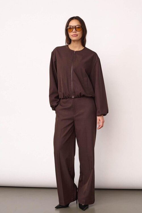 Co'couture Donkerbruine Luna Balloon Jacket