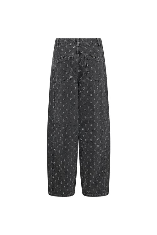 Co'couture Grijze Darry Barrel Jeans