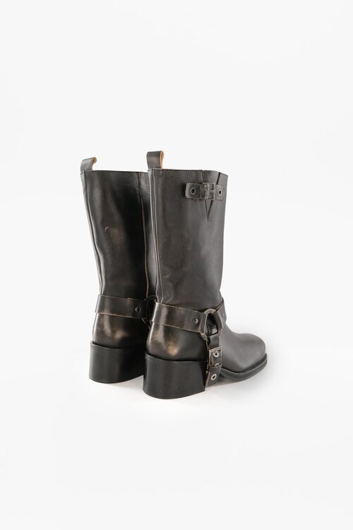 Toral Shoes Zwarte Biker Laars
