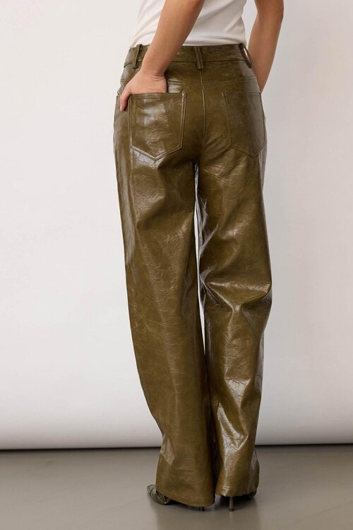 Co'couture Olive Richa Fake Leather Pants