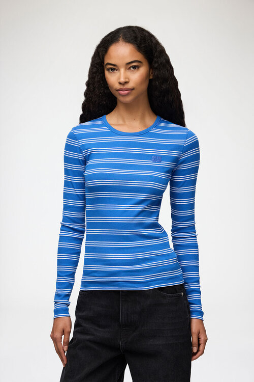 Ganni Lichtblauw T-shirt