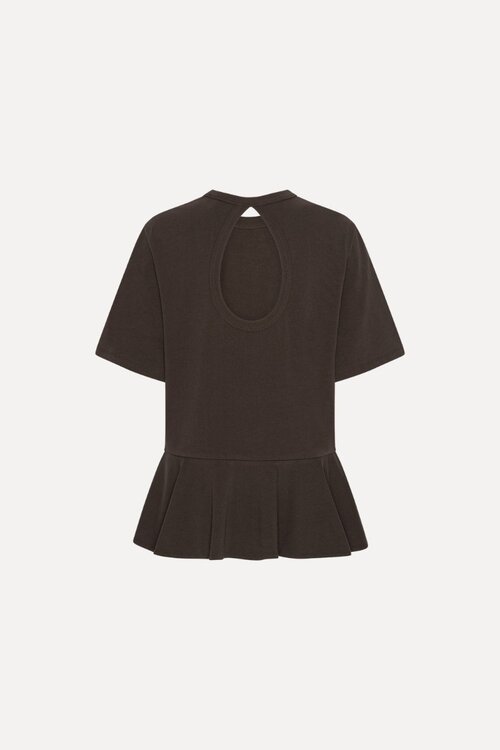 Rotate T-shirt bruin
