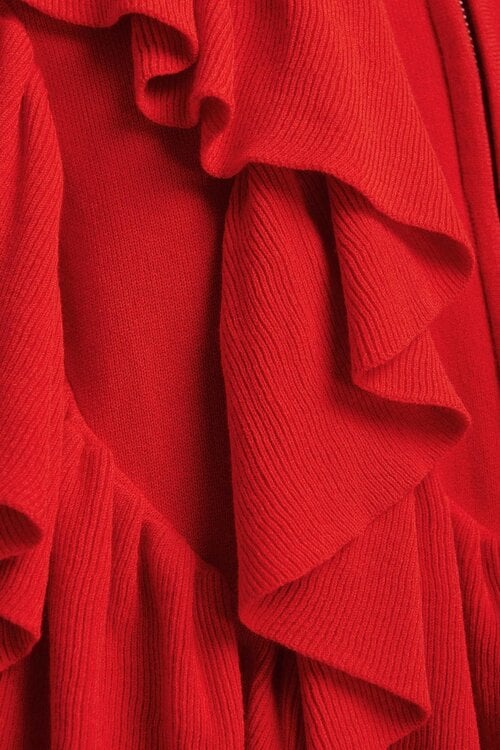 Essentiel Antwerp Vest met franje Rood
