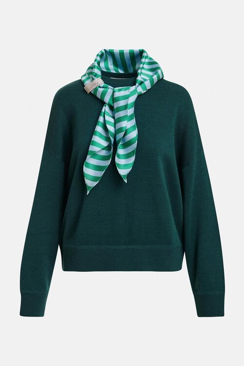 Essentiel Antwerp Trui met sjaal Groen