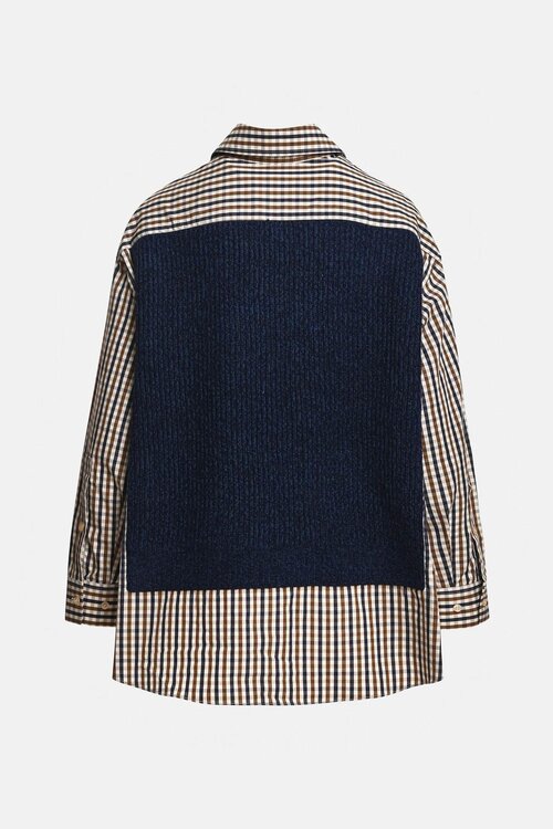 Essentiel Antwerp Blouse met strikkraag Multicol