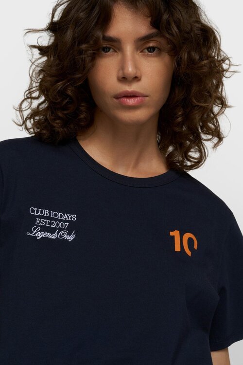 10Days fitted tee dark blue