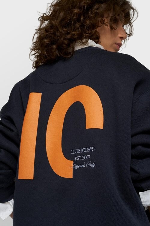 10Days statement sweater blauw