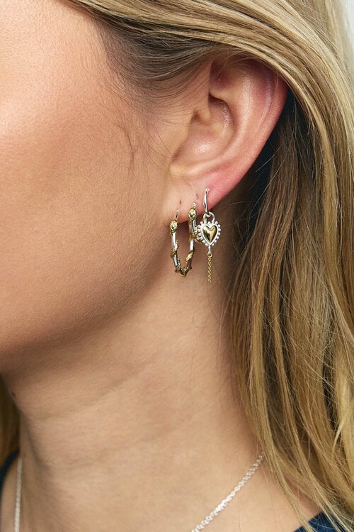 Anna & Nina Big Twisting Hoop Earrings
