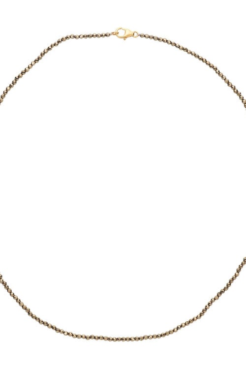 Anna & Nina Pyrite Gemstone Necklace