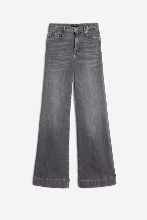 7 For All Mankind Dojo Flared Jeans Grijs