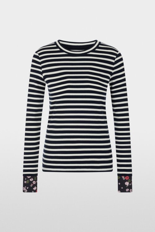Marc Cain shirt lange mouw navy streep