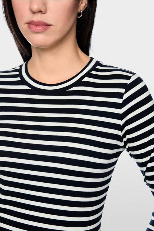 Marc Cain shirt lange mouw navy streep