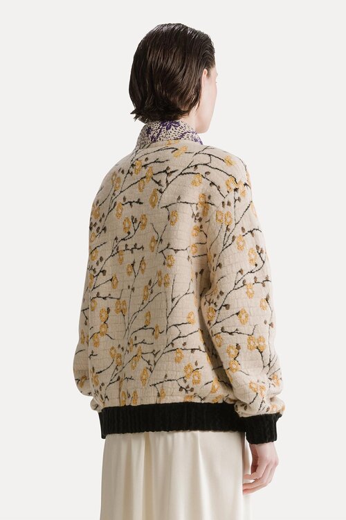 Forte_Forte Cherry Blossom bomber sand