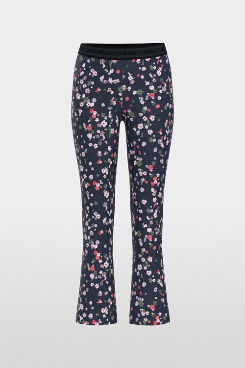 Marc Cain Broek bloemen blauw