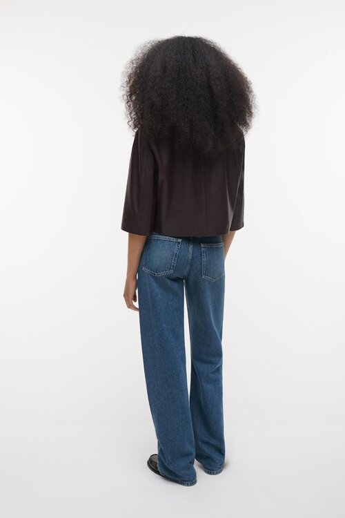Studio AR by Arma Hollis Leren Blouse Bordeaux