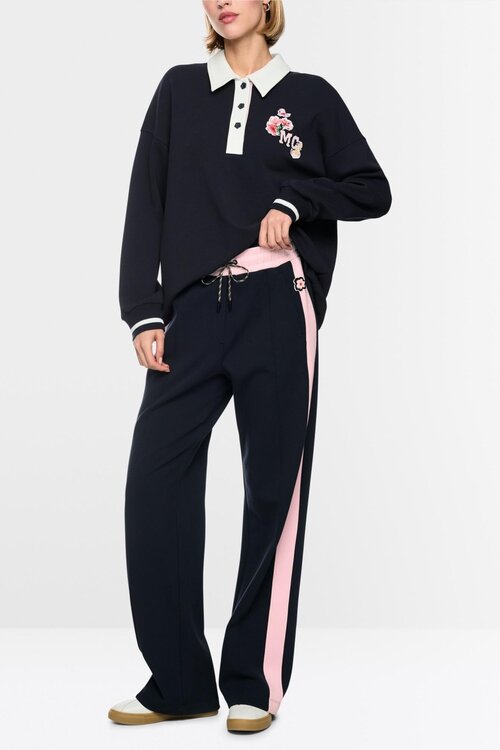 Marc Cain Broek wide fit blauw