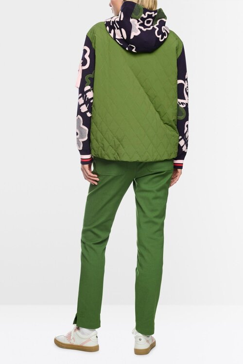 Marc Cain Vest bloemenprint groen