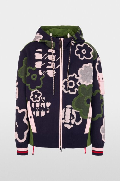 Marc Cain Vest bloemenprint groen