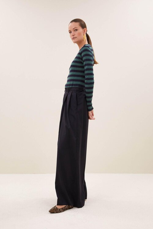 By Bar Basic Streep T-shirt Groen