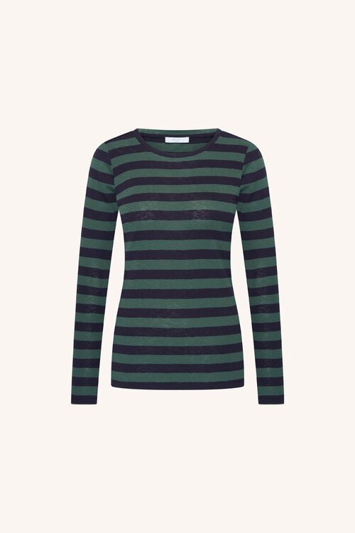By Bar Basic Streep T-shirt Groen