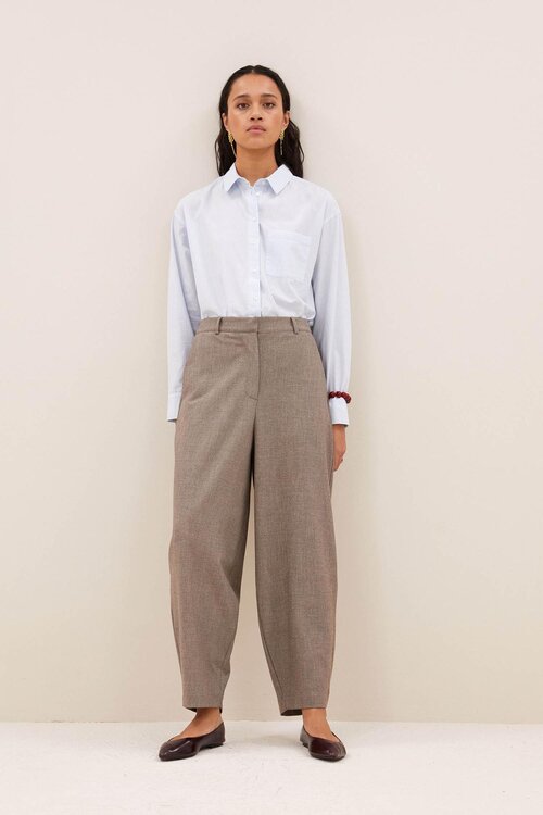 By Bar Edda barrel pantalon Taupe