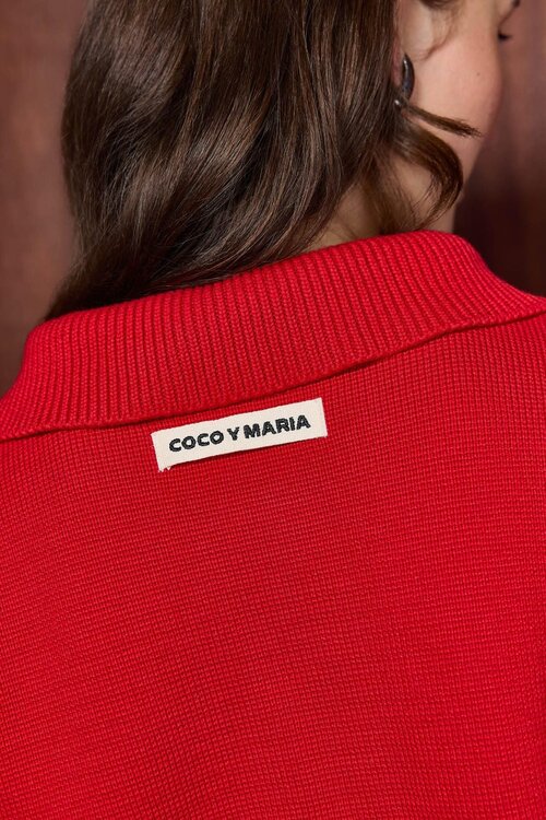Coco Y Maria Polo Trui Rood