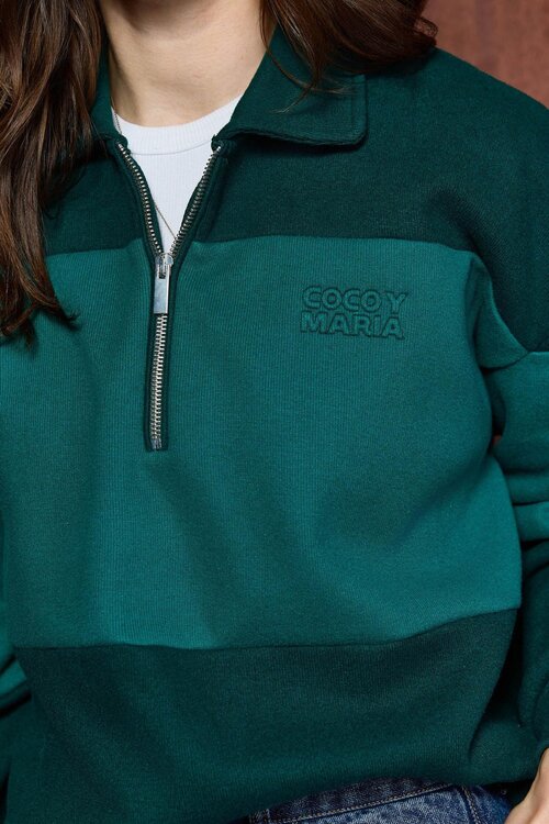 Coco Y Maria Polo Sweat Groen