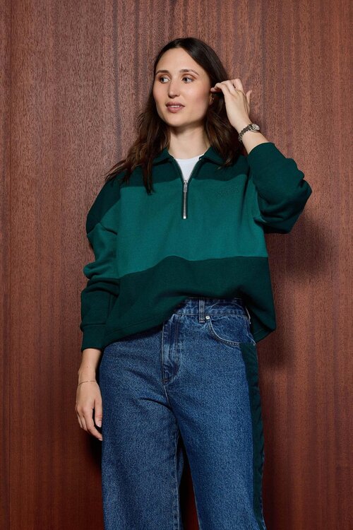 Coco Y Maria Polo Sweat Groen