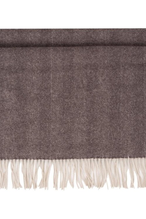 Urban Pioneers Bea Sjaal Bruin Herringbone