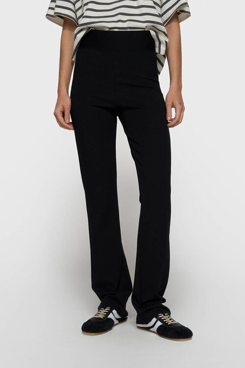 10Days flare punto pants zwart