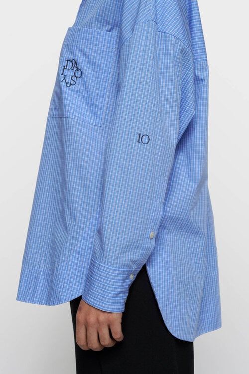 10Days long sleeve shirt check blauw
