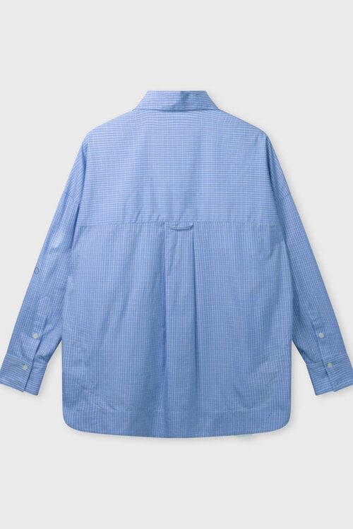 10Days long sleeve shirt check blauw