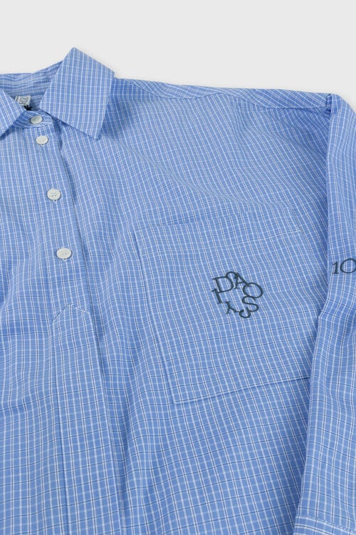 10Days long sleeve shirt check blauw