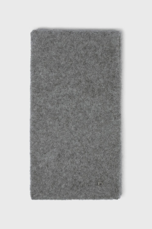 10Days hairy knit scarf grijs