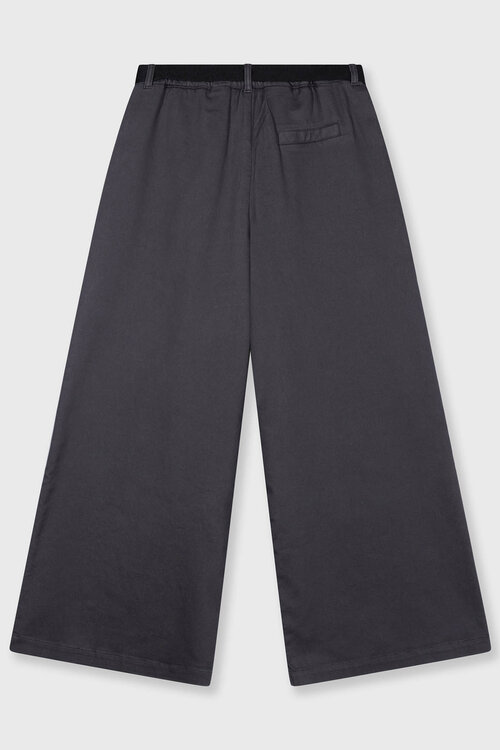 10Days wide pants jog twill blauw