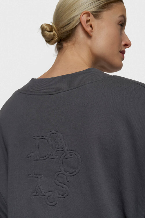 10Days v-neck balloon sweater blauw