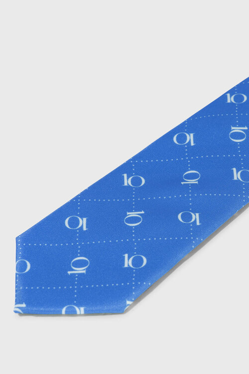 10Days tie monogram blauw