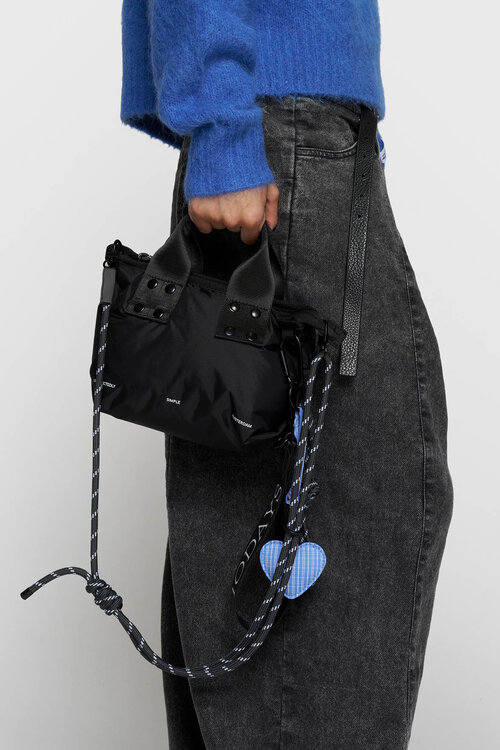 10Days small padded shopper zwart