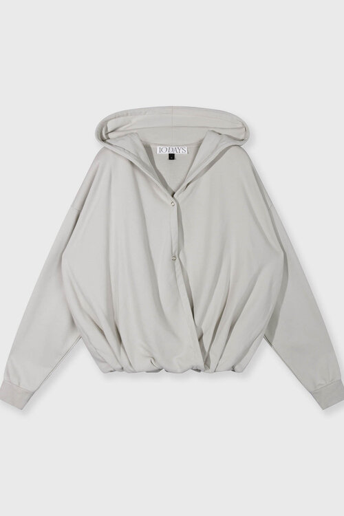 10Days balloon wrap hoodie grijs