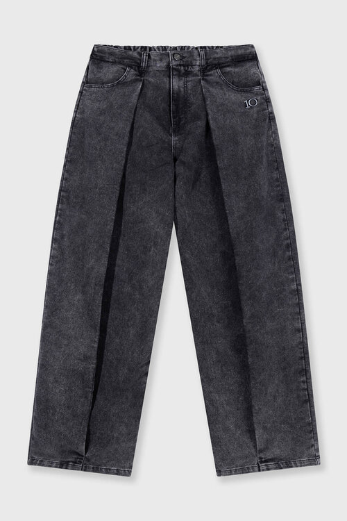 10Days Bar pants jog denim grijs