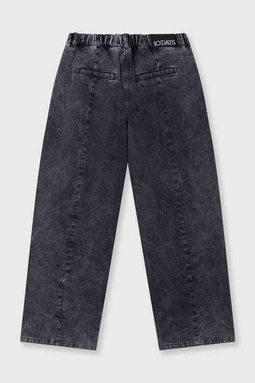 10Days Bar pants jog denim grijs