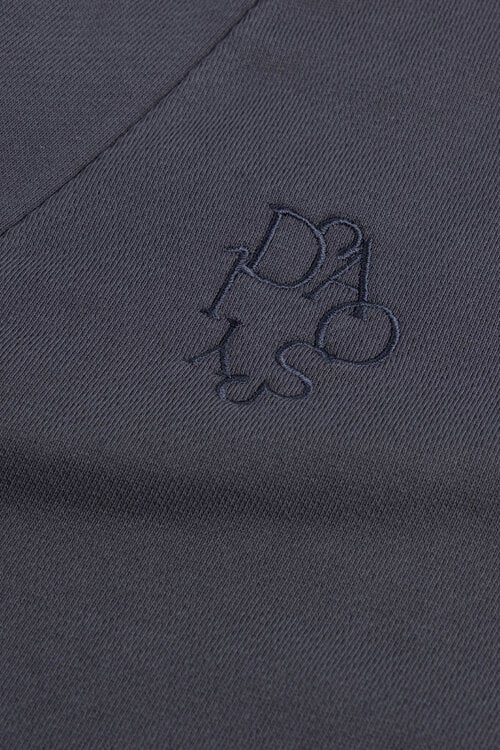 10Days cropped cardigan fleece blauw