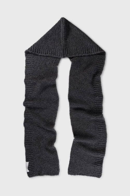 10Days hooded knit scarf grijs
