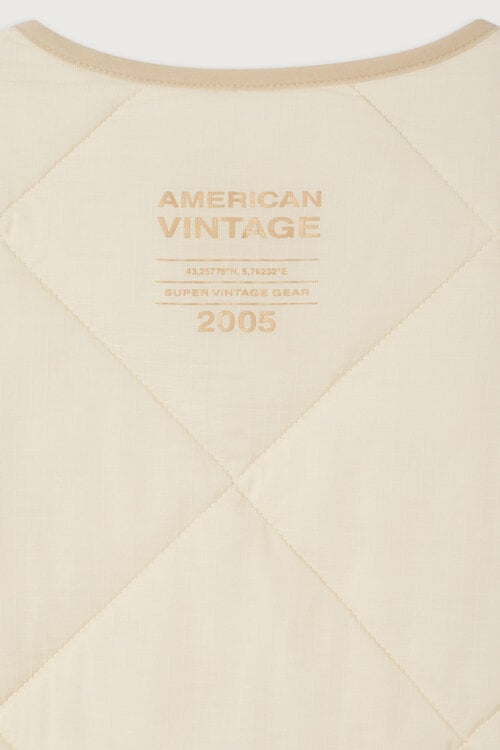 American Vintage Yupibam Gilet Creme