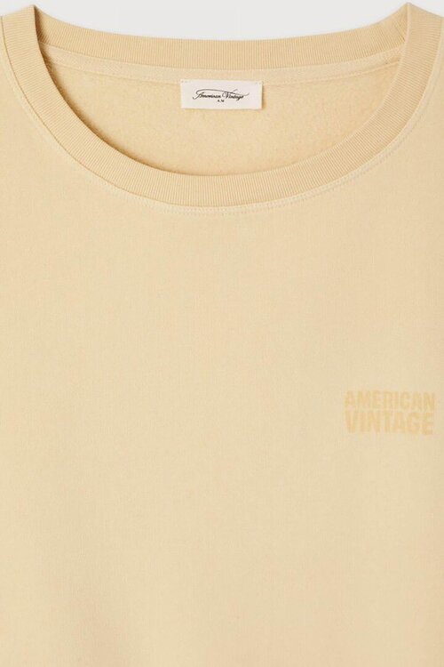 American Vintage Jitbay Sweater Geel