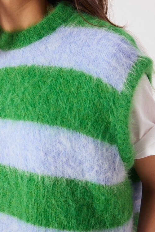 American Vintage Niby Trui Mouwloos Groen