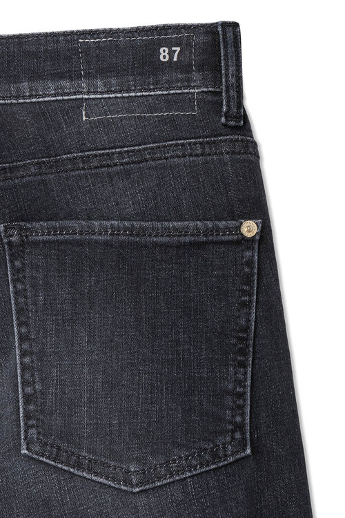 Cambio Donkergrijze Pallazo Flair Wide leg Jeans