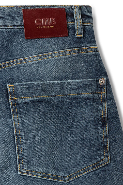 Cambio Indigo Ocean Barrel Jeans