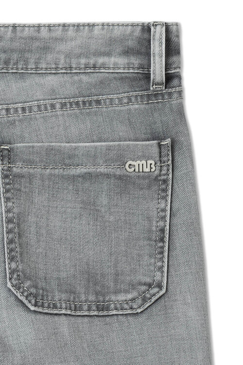 Cambio Grijze Amara Straight Jeans
