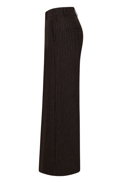Rossi Ivon Pantalon wide leg  Bruin